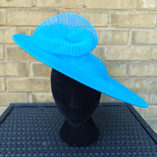 Turquoise blue flower wide - turquoise,