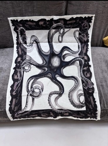Octopus tea towel - tea, italian