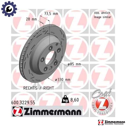 Brake disc 600 3229 - 2x,