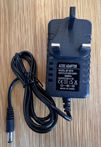 Mains power adapter 1a - mains, 5v/1a