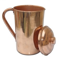 100% PURE COPPER PITCHER WATER