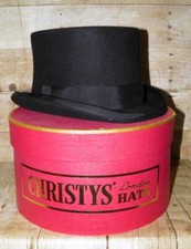 Vintage Boxed Black Fur Felt