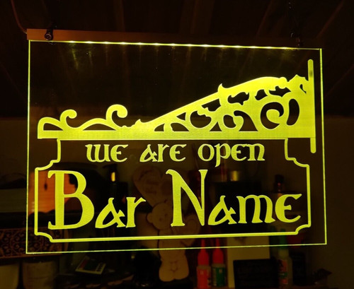 Light bar open - bar,