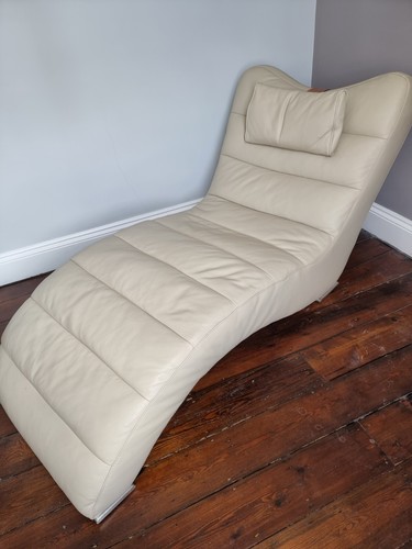 Premium italian leather chaise - premium,