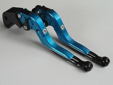 Suzuki GSX R 600 750 K6 - L0 CNC Brake Clutch Lever Black Blue SW