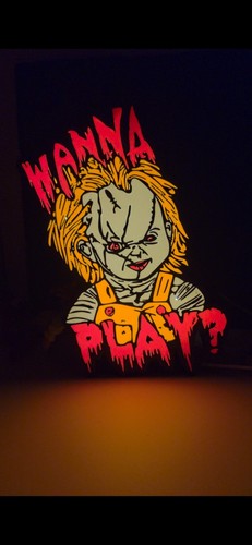 Chucky lightbox led - chucky,
