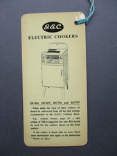 VINTAGE BOOKMARK G.E.C