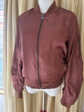 Topshop Rust Coloured Bomber