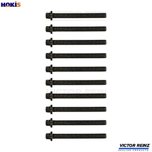 Cylinder head bolt set - head,