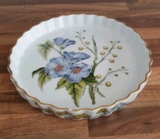 Spode Stafford Lida & Acacia Fluted Pie Tart Quiche Oven Dish 27cm 10.5"