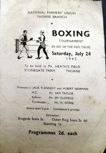 Rare wartime boxing - wartime,