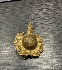 ROYAL NAVY CAP BADGE. THE ROYAL MARINES LABOUR CORPS. GC