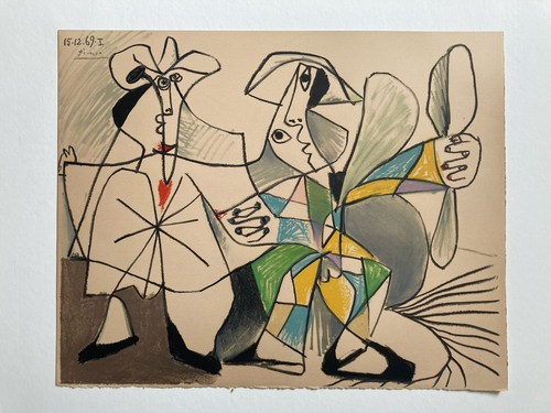 Vintage lithograph after pablo - vintage,
