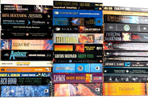 Sci fantasy book - 📚, &