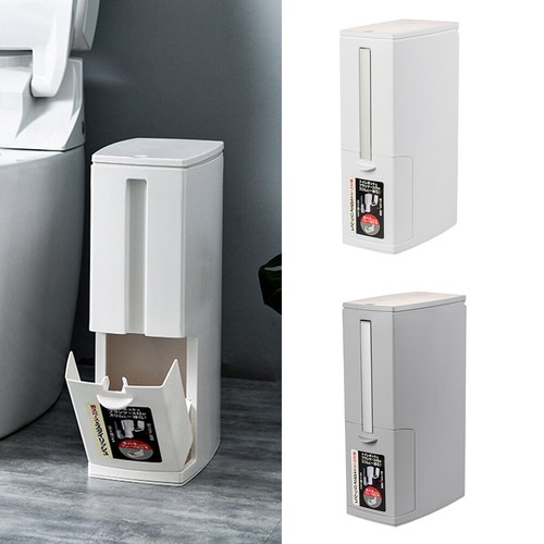 Bathroom corner waste bin - waste,