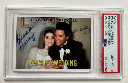 Priscilla presley autographed - presley,