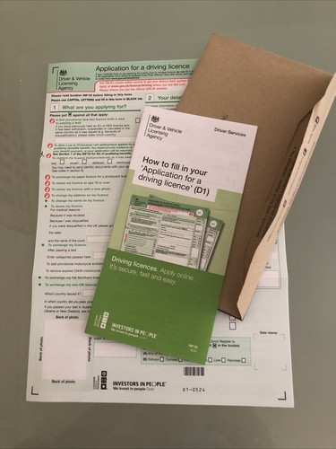 Driving licence application - licence,