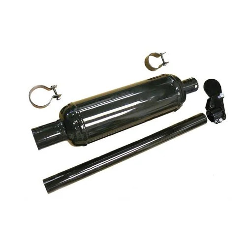 Muffler kit black fits - muffler, massey