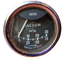 Vintage Smiths Vacuum Gauge