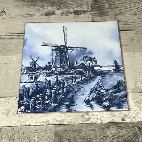 Vintage delft style blue white - blue,