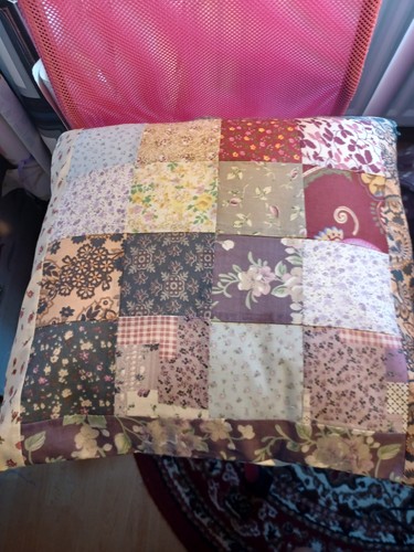 Patchwork cushion cover - cushion,