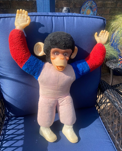 Vintage 1960s jacko monkey toy - 1960s,