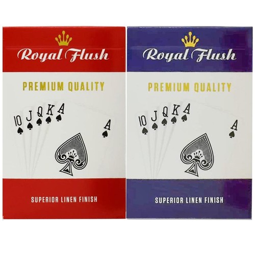 Royal flush playing - royal,