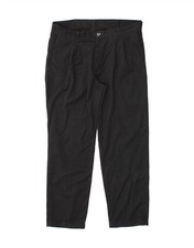 LEE Mens Pegged Chino Trousers W38 L30 Black Cotton CD12