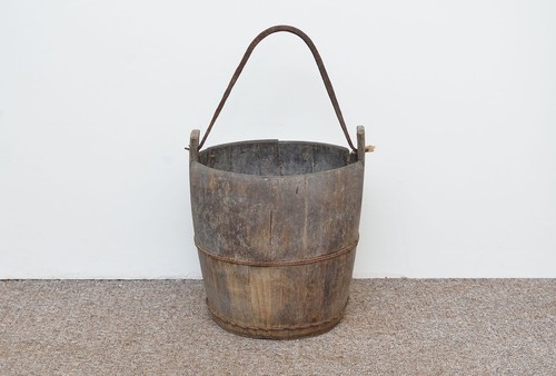 Old vintage wooden rice - wooden,