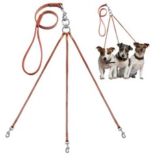 Triple Coupler Leather Dog