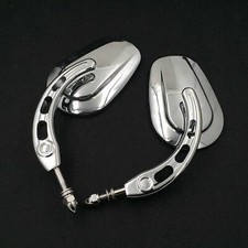 Chrome motorcycle mirrors - mirrors, for
