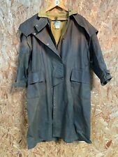 #T17 Vintage Claybourn Oil Skin Cotton Riding Coat (Size 3 - Made in Australia)