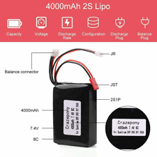 2S Crazepony 4000mAh 7.4V TX