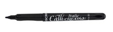 Manuscript Italic Marker Pen - Fine Medium Broad XBroad - Black Blue Brown