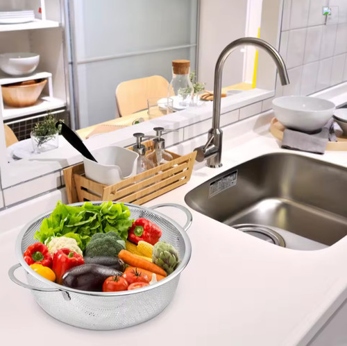 Colander strainer with long - strainer,