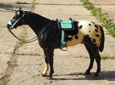 Handmade 1:9 scale saddle