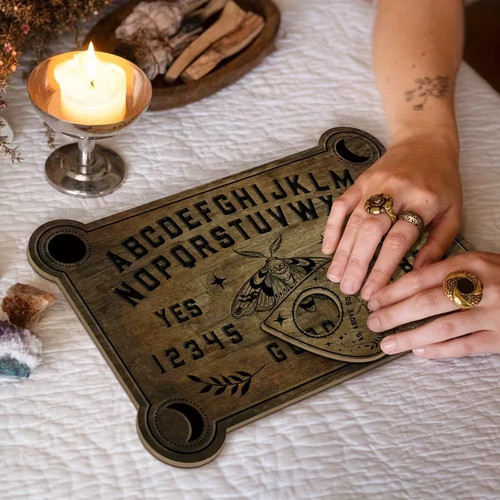 Wooden ouija board - ouija, set