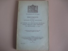 'Documents concerning German-Polish Relations and the Outbreak of Hostilities..'