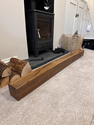 4inch custom oak - oak, fireplace