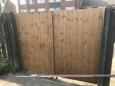 Wooden Driveway Gates Ledge &