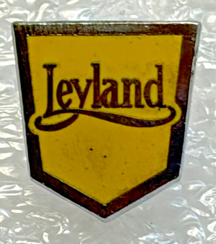 Vintage leyland yellow enamel - vintage,
