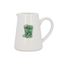 Mini white milk jug green - mini,
