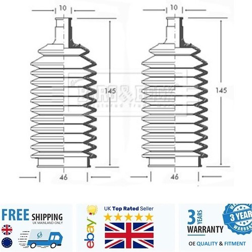 Steering rack boot bsg3009 for - rack,