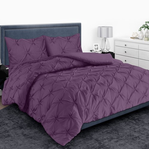Pintuck duvet set 100 - 100%, cotton