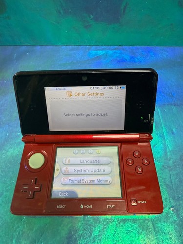 Nintendo 3ds red unboxed - nintendo,