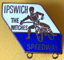 IPSWICH  WITCHES   1973   GOLD    SPEEDWAY    BADGE