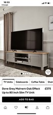 Next Extra Long TV Unit. Grey