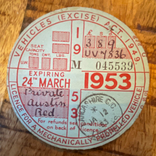 Vintage vehicle excise - vintage, uk