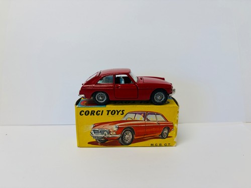 Corgi toys 327 mgb red - corgi, gt