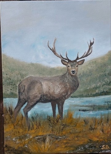 Original oil painting - oil, on